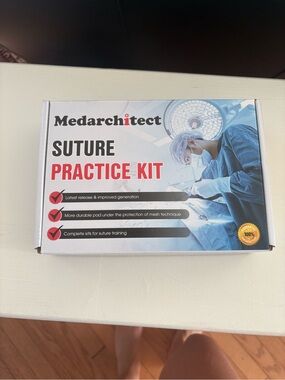 Medarchitect Suture Pocket Guide - Mint, Red, Pink